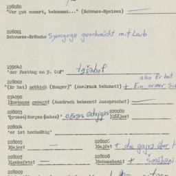 Western questionnaire, answ...