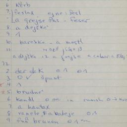 Eastern questionnaire, blue...