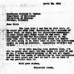 Letter from Charles Dollard...