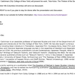 Announcements, 2013-02-01. ...