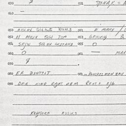 Eastern questionnaire, answ...