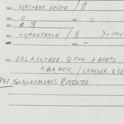 Eastern questionnaire, answ...