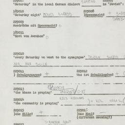 Western questionnaire, answ...