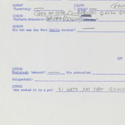 Western questionnaire, answ...
