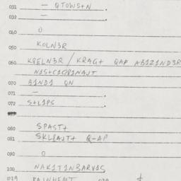 Eastern questionnaire, answ...