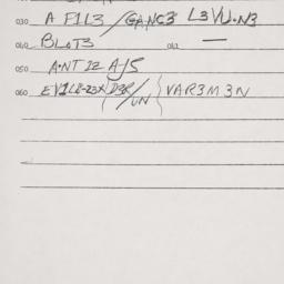 Eastern questionnaire, answ...