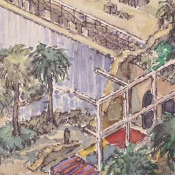 Aerial perspective drawing,...