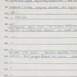 Eastern questionnaire, answ...