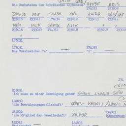Western questionnaire, answ...