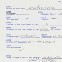 Western questionnaire, answ...