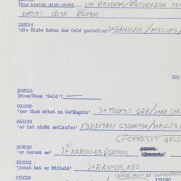 Western questionnaire, answ...