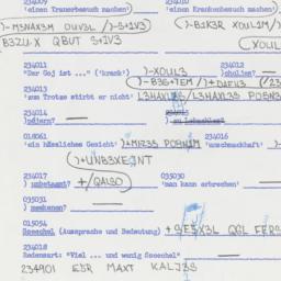 Western questionnaire, answ...