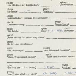 Western questionnaire, answ...