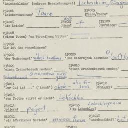 Western questionnaire, answ...