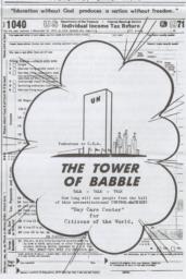 The Tower of Babble, National Constitution Newspaper, Winter 1973