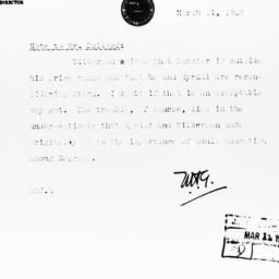 Note from Morse A. Cartwrig...