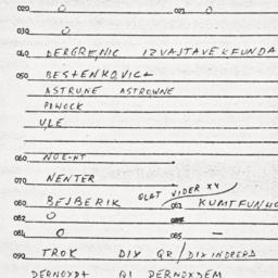 Eastern questionnaire, answ...