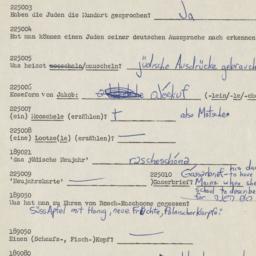 Western questionnaire, answ...