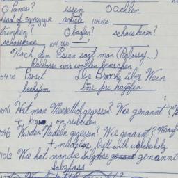 Western questionnaire, answ...