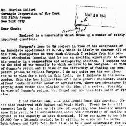 Letter from Samuel A. Stouf...