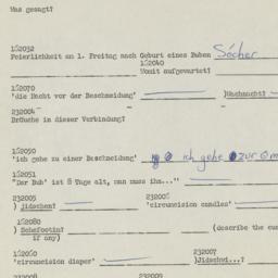 Western questionnaire, answ...