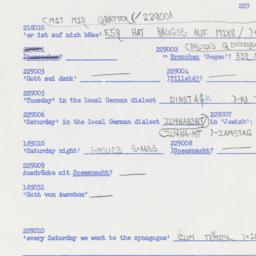 Western questionnaire, answ...