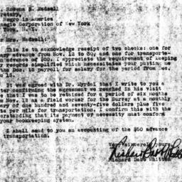 Letter from Richard Babb Wh...