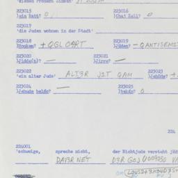 Western questionnaire, answ...