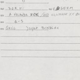 Eastern questionnaire, answ...