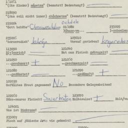 Western questionnaire, answ...