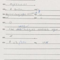 Eastern questionnaire, answ...
