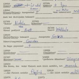 Western questionnaire, answ...