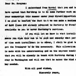 Letter from Charles Dollard...