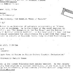 Announcements, 2003-09-25. ...