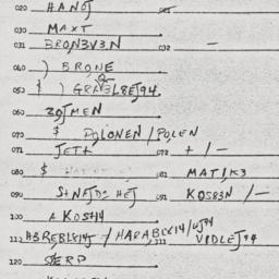 Eastern questionnaire, answ...