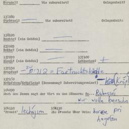 Western questionnaire, answ...