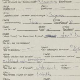 Western questionnaire, answ...