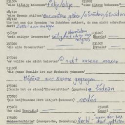 Western questionnaire, answ...