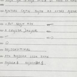 Eastern questionnaire, answ...
