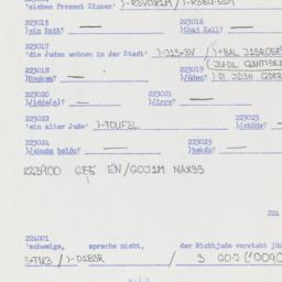 Western questionnaire, answ...