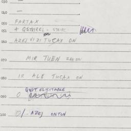 Eastern questionnaire, answ...
