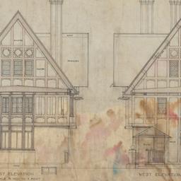 East, west elevations