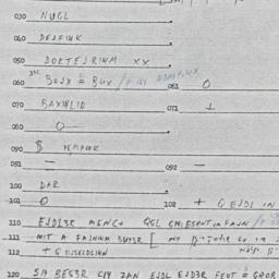 Eastern questionnaire, answ...