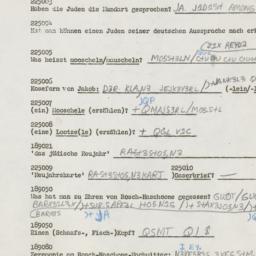 Western questionnaire, answ...