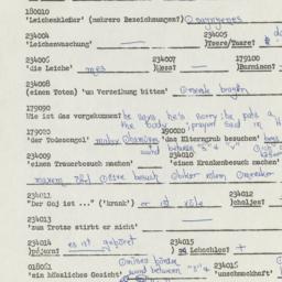 Western questionnaire, answ...