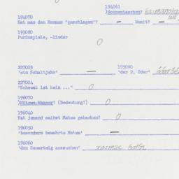 Western questionnaire, answ...