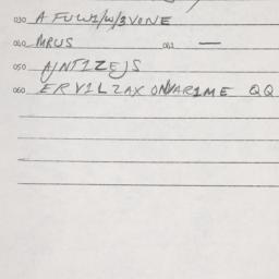 Eastern questionnaire, answ...