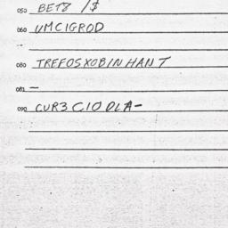 Eastern questionnaire, answ...