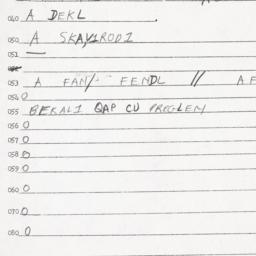 Eastern questionnaire, answ...