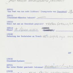 Western questionnaire, answ...